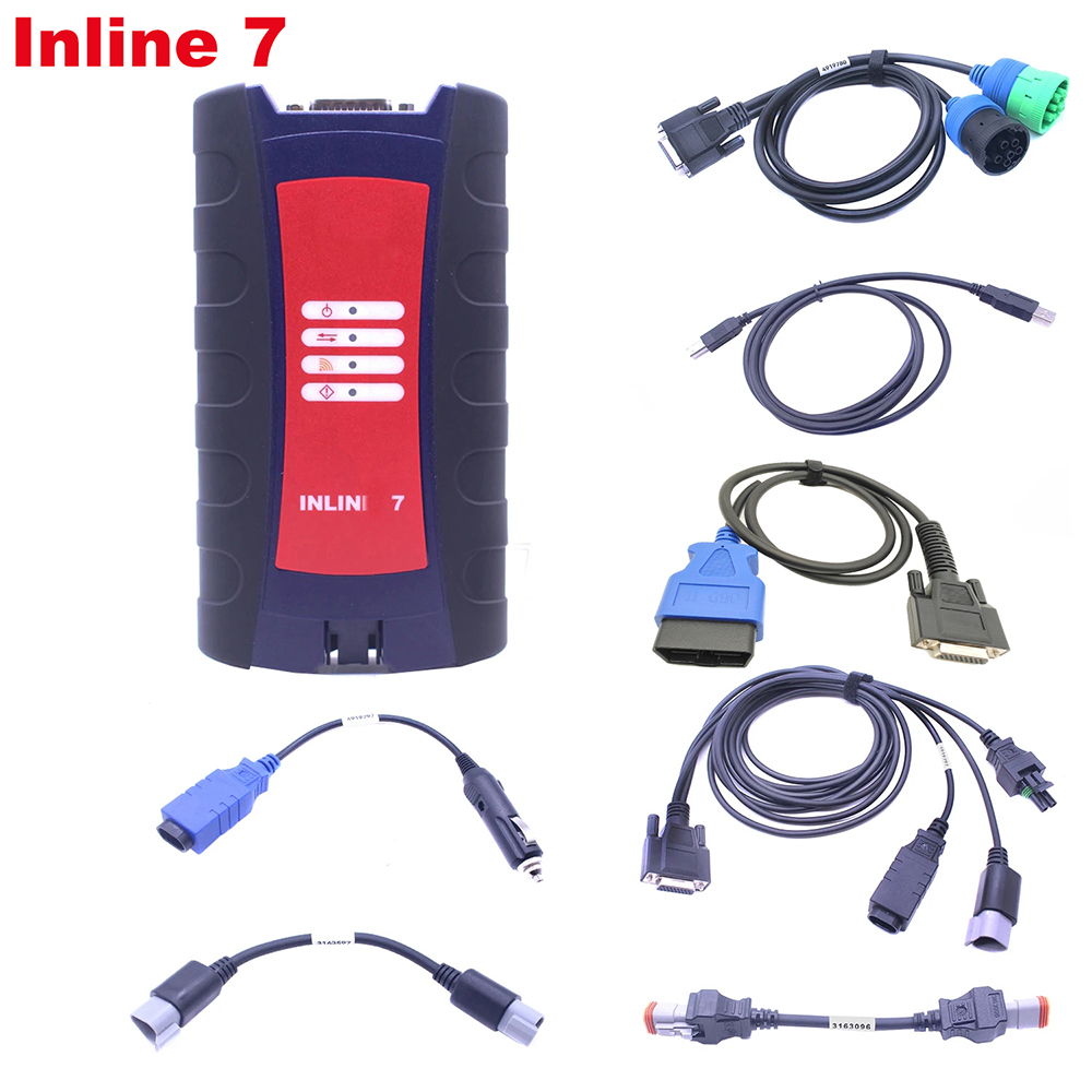 Heavy Equipment Diagnostic Tool - Interface Inline 7 para Cummins, Ferramenta