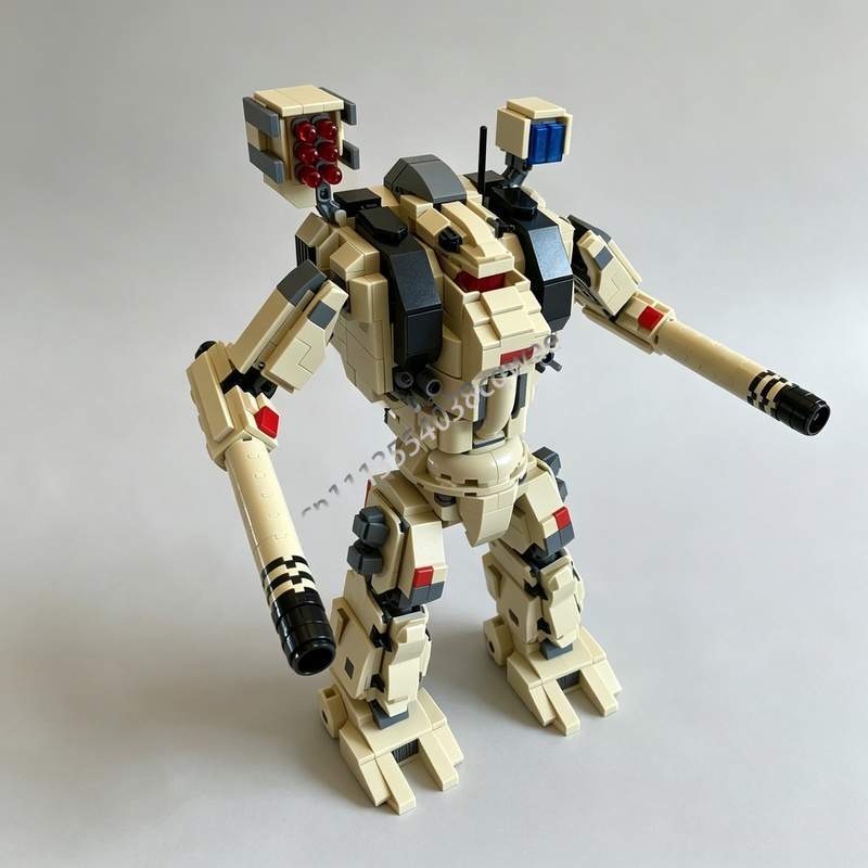Heavy Equipment Lego - 1198 Peças Robô Mecha de Assalto