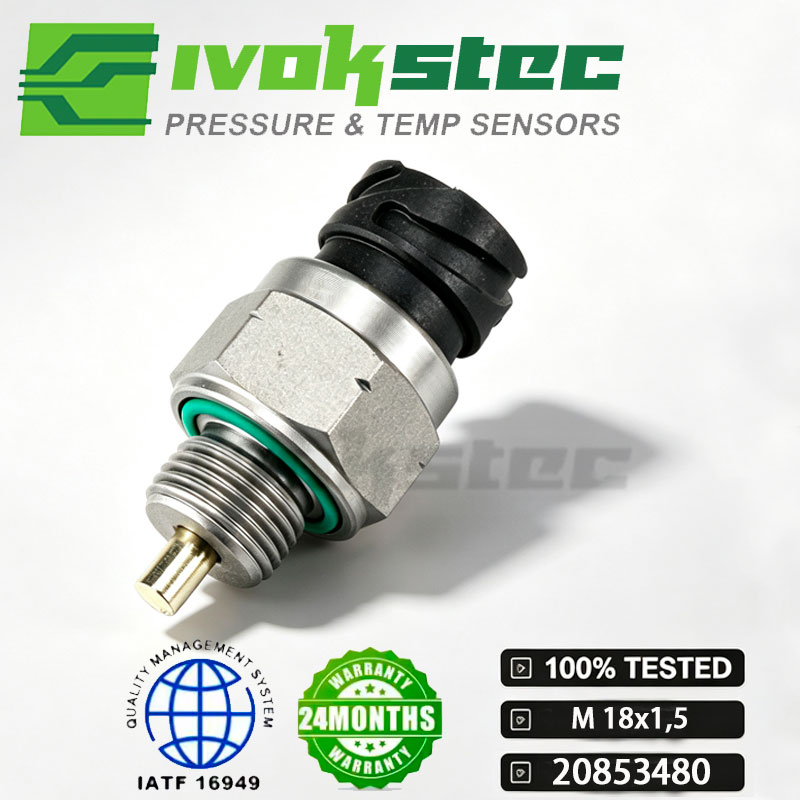 Heavy Equipment Volvo - 20853480 M18 x 1.5mm Interruptor de