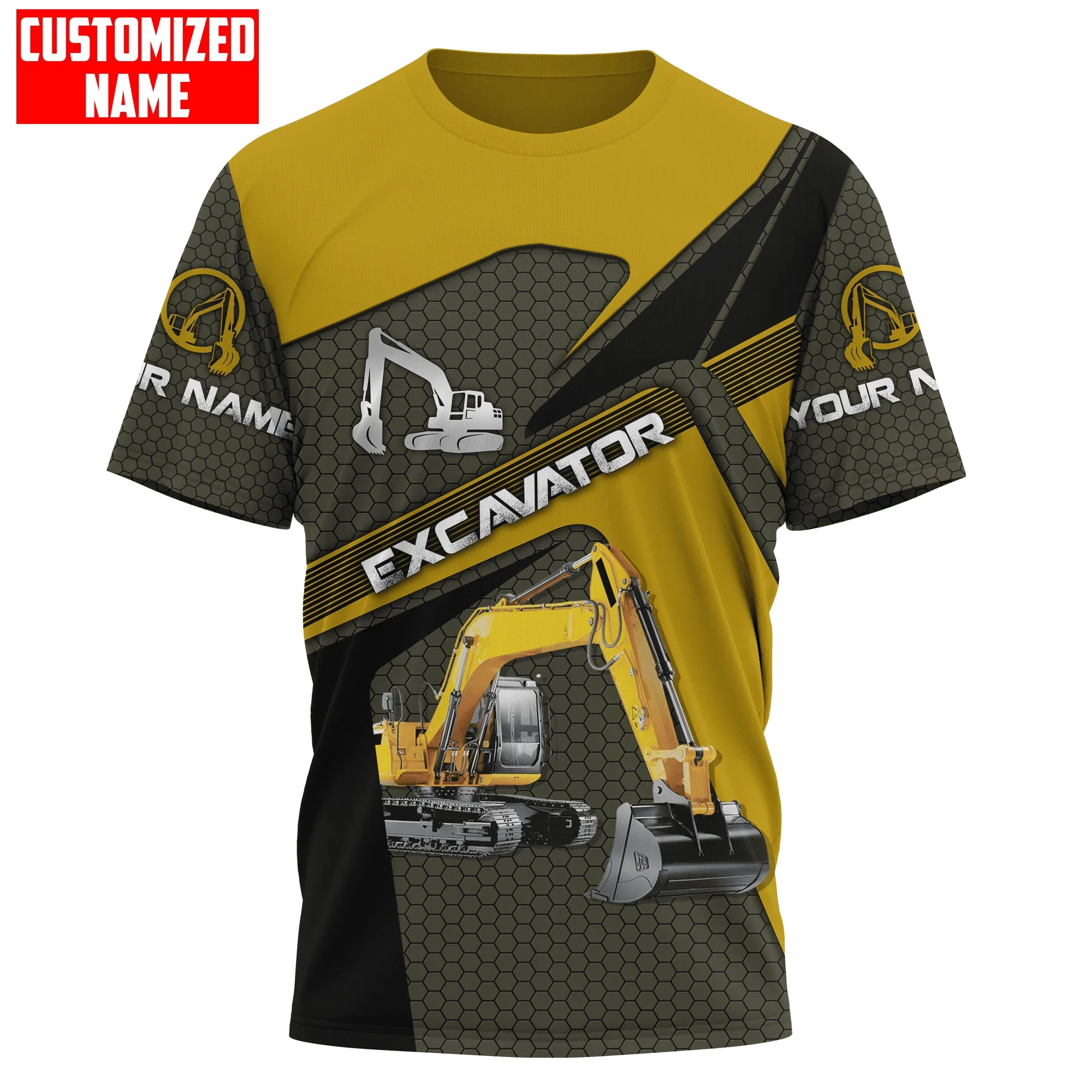 Heavy Equipment Names - Nome personalizado escavadeira equipamento pesado 3d