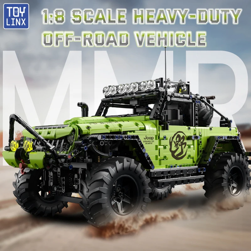 Heavy Equipment Lego - Toylynx diy moc veículo off-road blocos