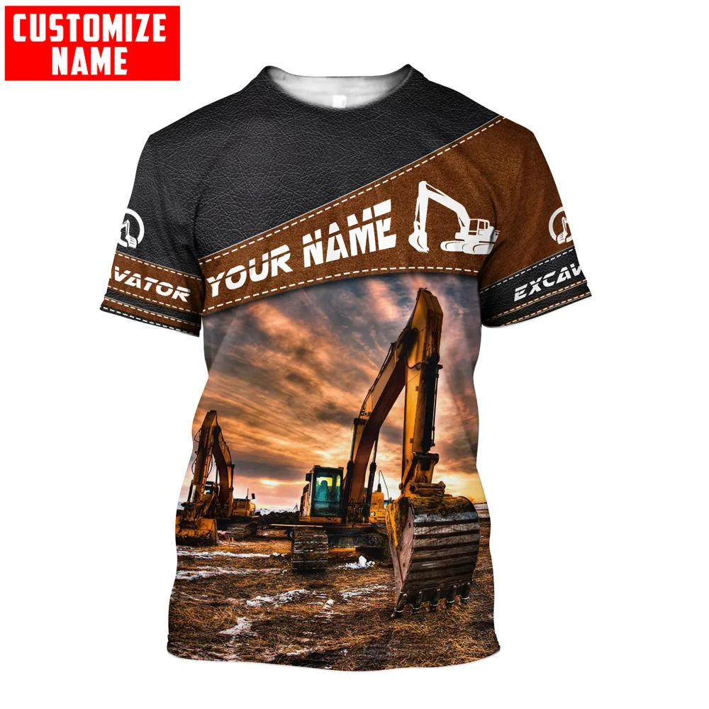 Heavy Equipment Names - Nome personalizado escavadeira equipamento pesado 3d