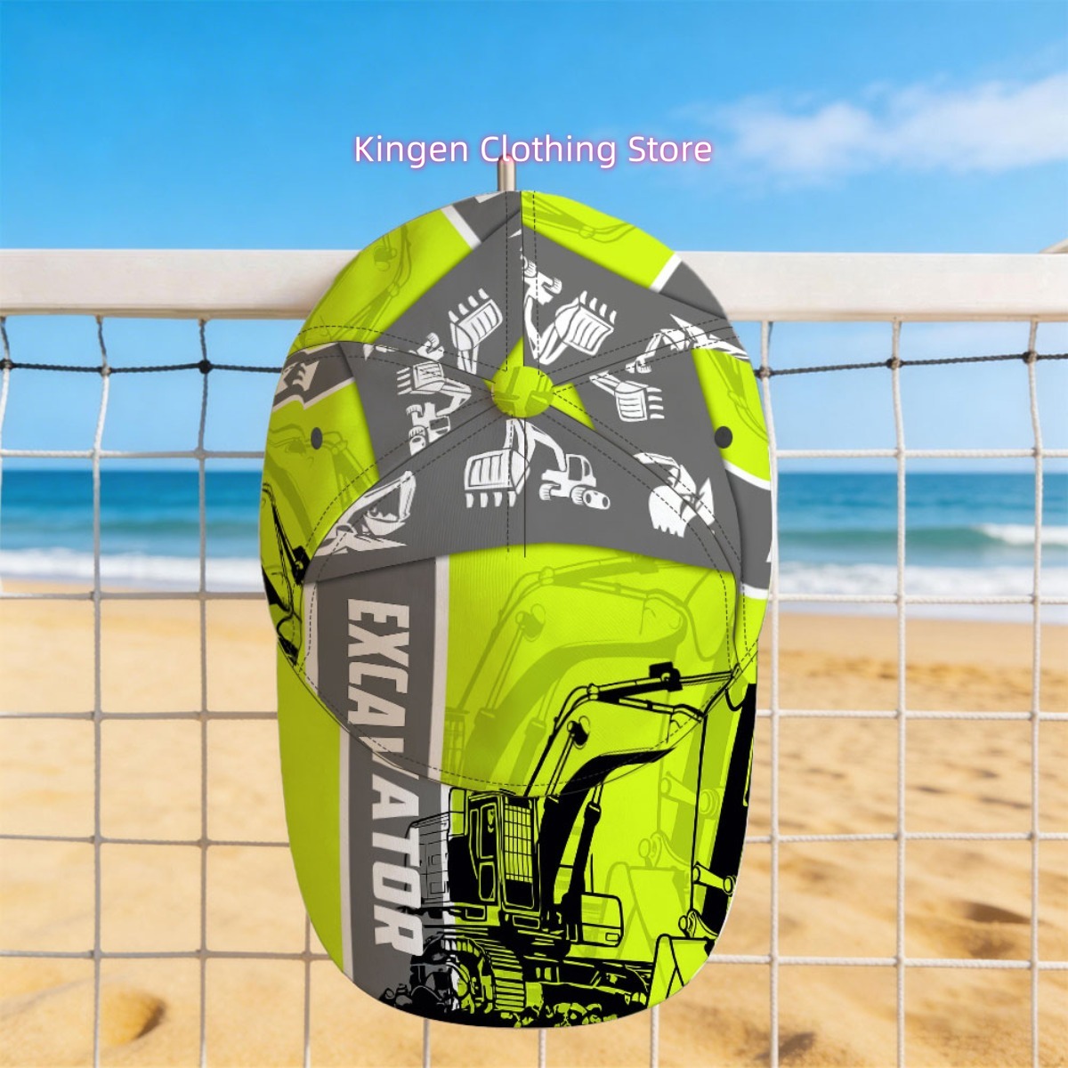 Boné Snapback Ajustável com Es - Heavy Equipment Vector avaliação e preço
