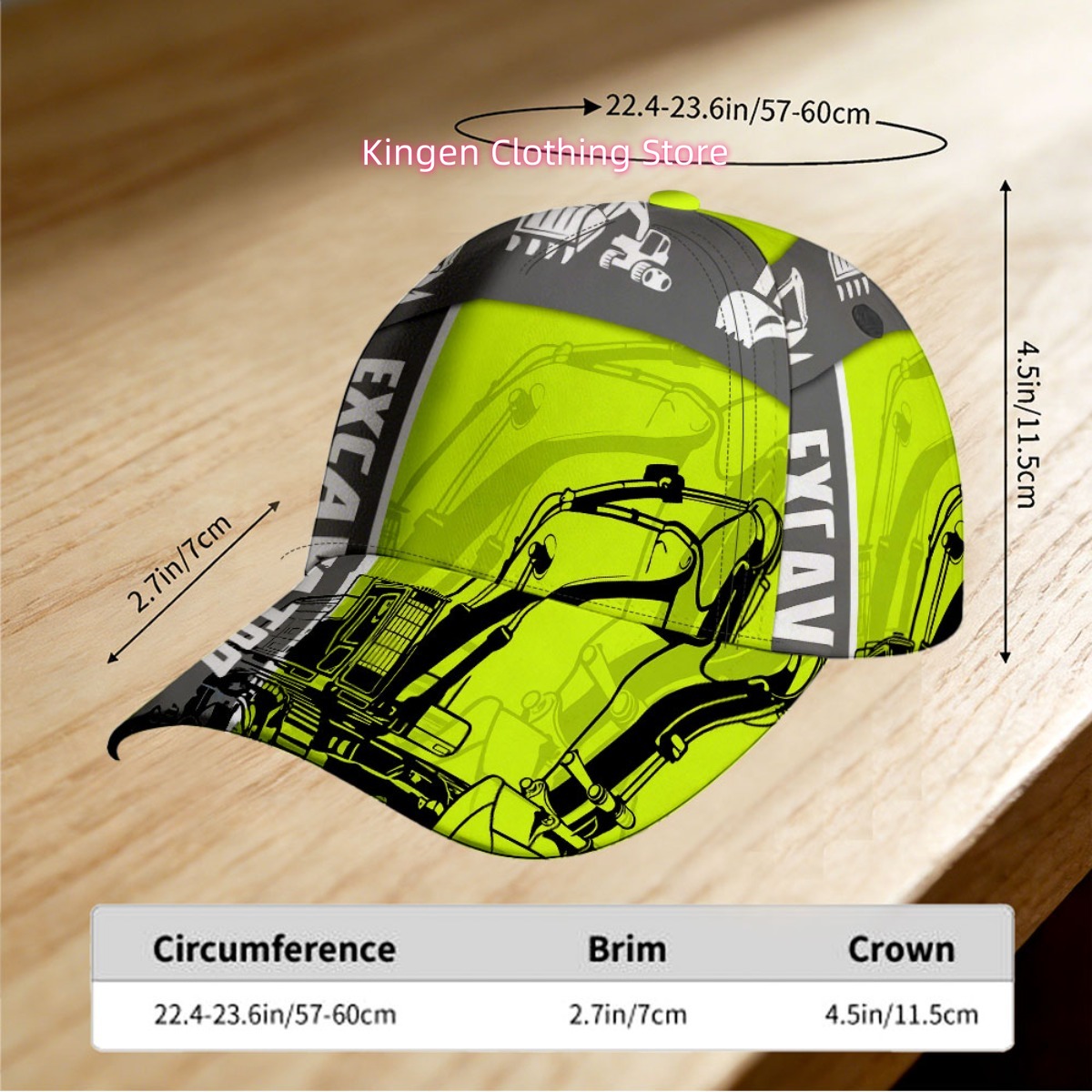 Boné Snapback Ajustável com Es - Heavy Equipment Vector avaliação e preço