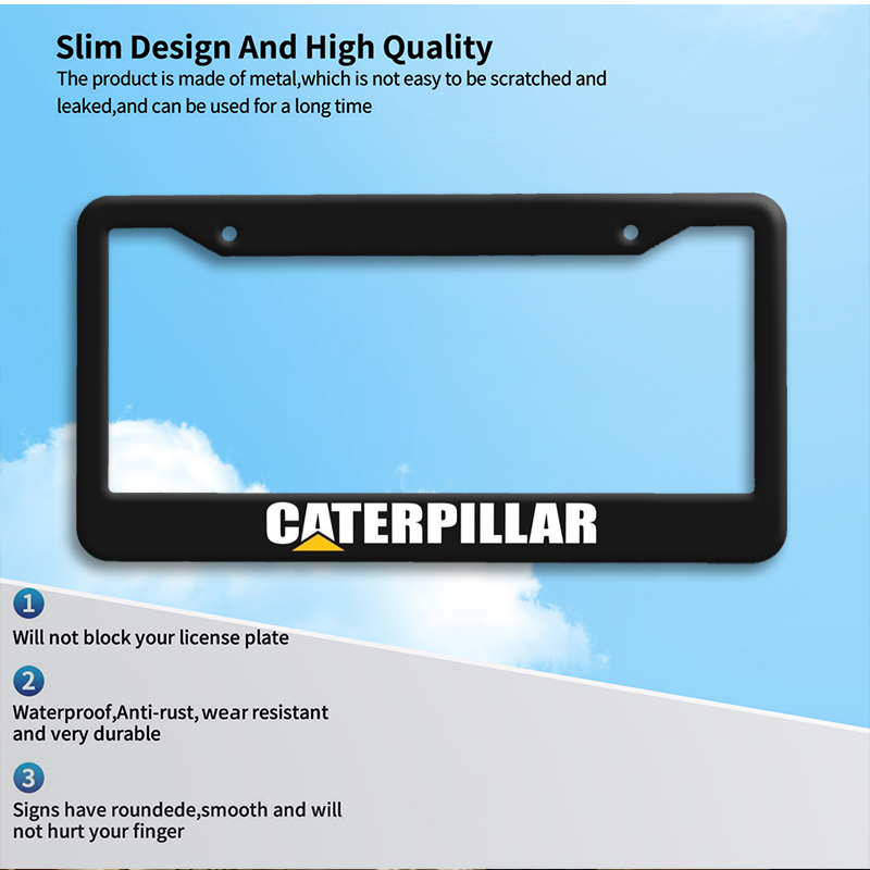 Suporte de Placa de Carro CATE - Heavy Equipment License avaliação e preço