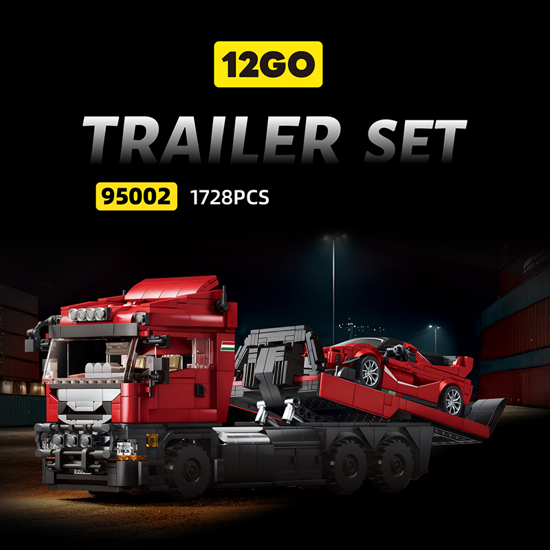 Caminhão Trator Vermelho e Car - Heavy Equipment Lego avaliação e preço
