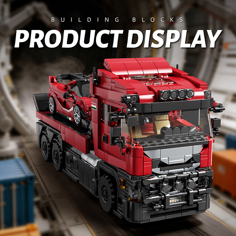 Caminhão Trator Vermelho e Car - Heavy Equipment Lego avaliação e preço