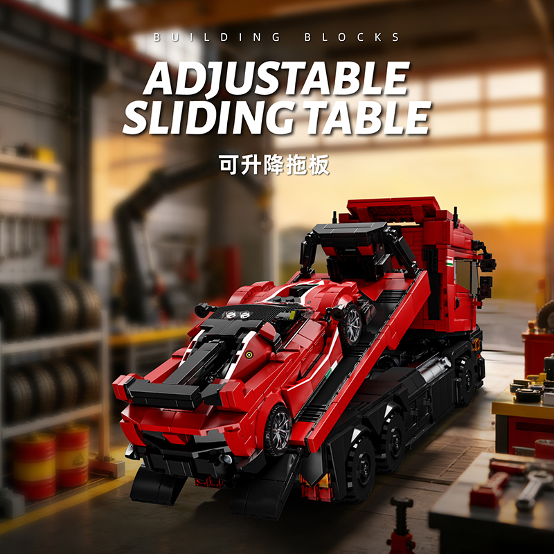 Caminhão Trator Vermelho e Car - Heavy Equipment Lego avaliação e preço