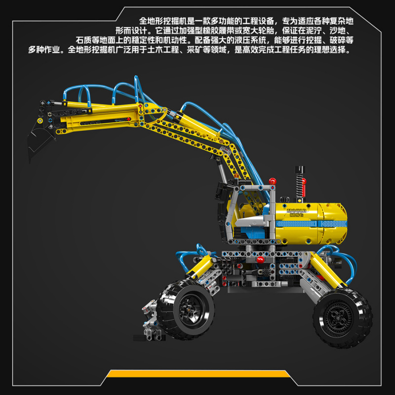 Molde rei 17060 técnico pneumá - Heavy Equipment Lego avaliação e preço