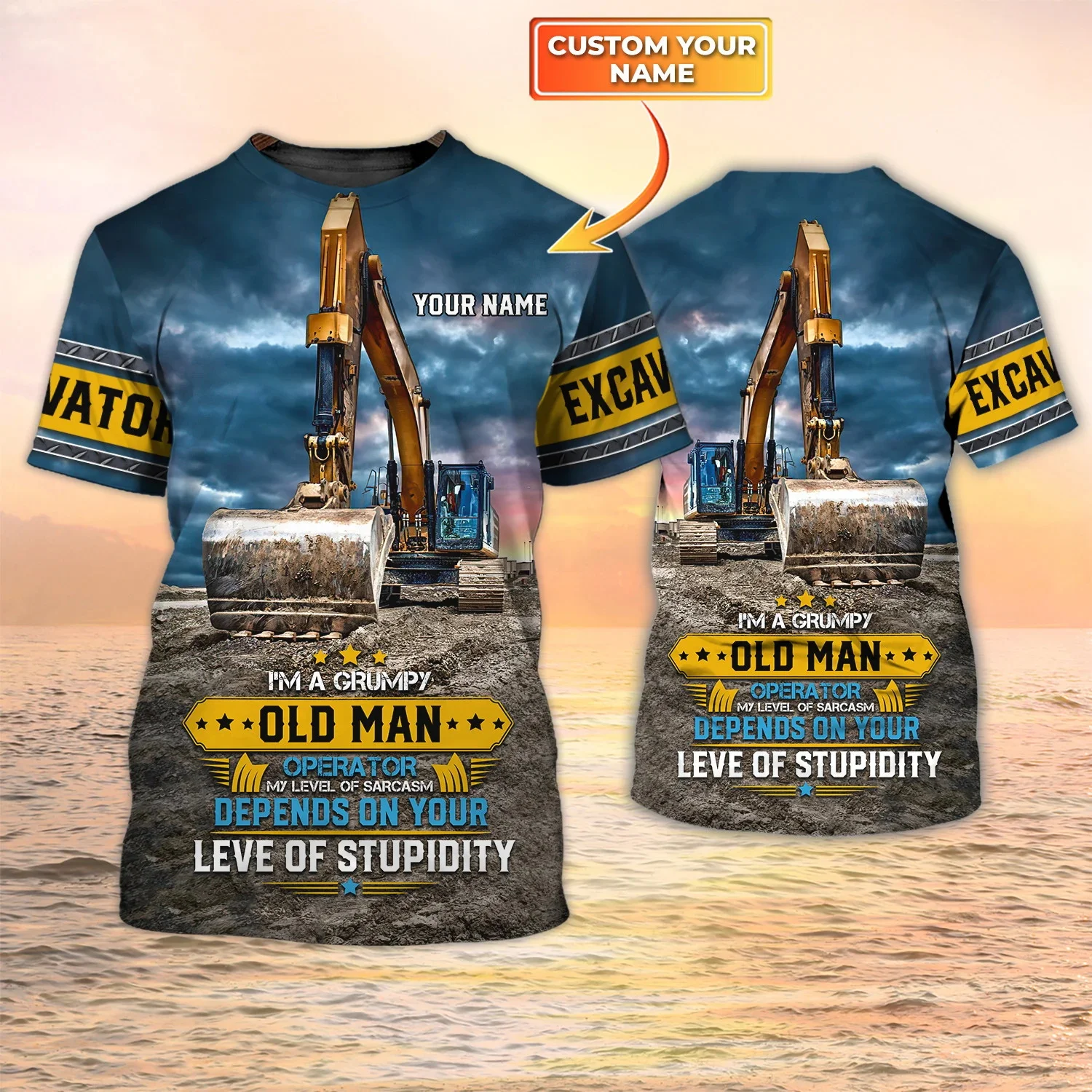 Mais novo verão moda masculina - Heavy Equipment Names avaliação e preço
