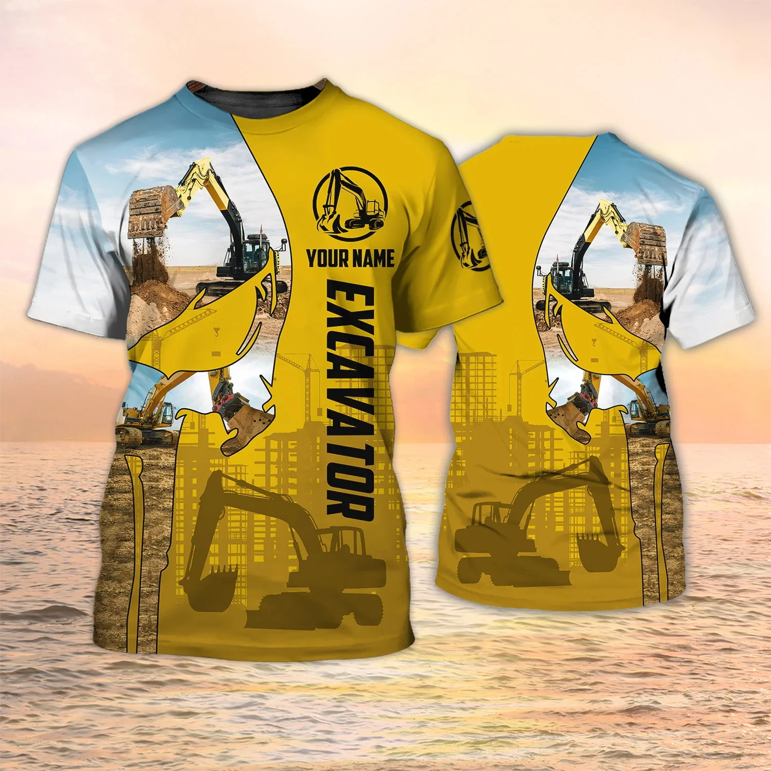 Mais novo verão moda masculina - Heavy Equipment Names avaliação e preço
